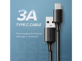 UGREEN USB-C Lade Kabel 3A extra kurz 25 cm weiss