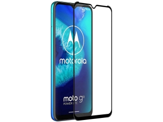 Motorola Moto G8 Power Lite 100% Vollbild Panzerglas Schutzfolie 2.5D 9H