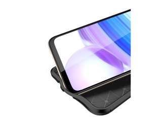 Xiaomi Redmi 10X Pro 5G Leder Design Gummi Hülle TPU Cover schwarz