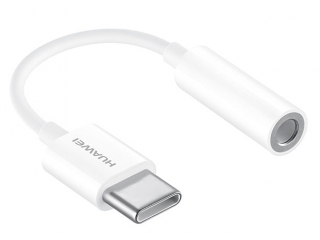 Huawei USB C auf 3.5 mm Kopfhörer Adapter CM20 weiss