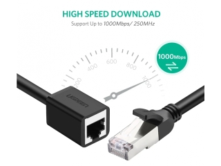 UGREEN Ethernet Netzwerk Verlängerungskabel RJ45 CAT6 1 Gbit/s - 1m