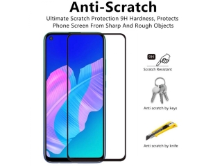 Huawei P40 Lite E 100% Vollbild Panzerglas Schutzfolie 2.5D 9H