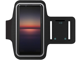 Sony Xperia 1 II Fitness Jogging Sport Armband mit Schlüsselfach