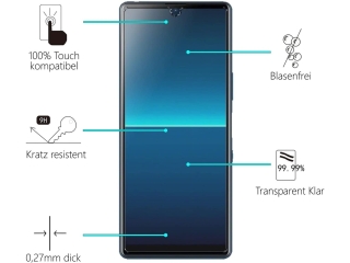 Sony Xperia L4 Folie Panzerglas Screen Protector