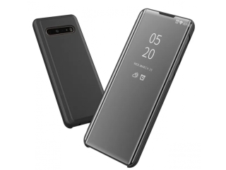 LG V60 ThinQ 5G Flip Cover Clear View Case transparent rosa