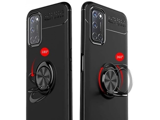 Oppo A52 / A72 RingCase Hülle schwarz