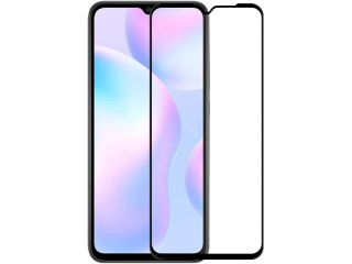 Xiaomi Redmi 9A 100% Vollbild Panzerglas Schutzfolie 2.5D 9H