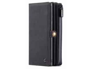 CaseMe Samsung Note20 Ultra Echtleder Hülle Karten Etui - schwarz