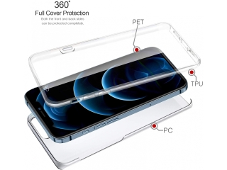 Apple iPhone 12 Pro Max Touch Case 360 Grad Rundumschutz transparent