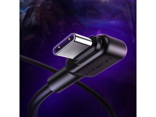 UGREEN USB-C Huawei SuperCharge Ladekabel im 90 Grad L-Design 1 Meter