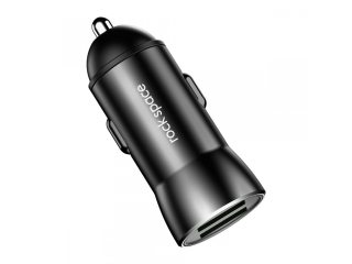 ROCK H8 Dual Car USB Autoladegerät KFZ Buchse 2x USB 2.4A 12W 12-24V