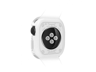 Apple Watch 44mm Rugged Armor Anti-Shock Hülle weiss