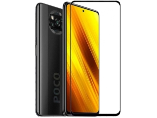 Xiaomi Poco X3 100% Vollbild Panzerglas Schutzfolie 2.5D 9H