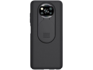 Nillkin CamShield Case Xiaomi Poco X3 Hülle mit Kamera Schutz schwarz