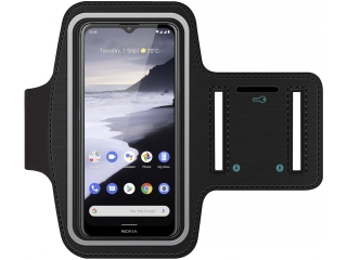 Nokia 2.4 Fitness Jogging Sport Armband mit Schlüsselfach