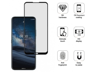 Nokia 8.3 100% Vollbild Panzerglas Schutzfolie 2.5D 9H