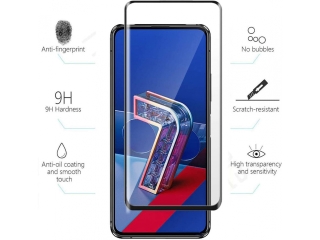 Asus Zenfone 7 / 7 Pro 100% Vollbild Panzerglas Schutzfolie 2.5D 9H