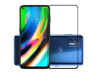 Motorola Moto G9 Plus 100% Vollbild Panzerglas Schutzfolie 2.5D 9H