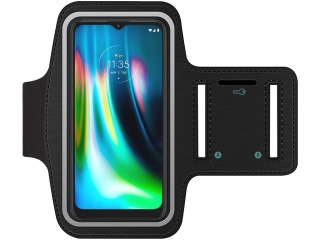 Moto G9 Play Fitness Jogging Sport Armband mit Schlüsselfach