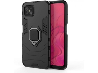 Oppo Reno4 Z 5G RingCase Anti-Shock Hülle schwarz