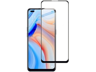 Oppo Reno4 5G 100% Vollbild Panzerglas Schutzfolie 2.5D 9H