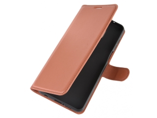 Xiaomi Redmi Note 9 Pro Lederhülle Portemonnaie Karten Etui braun