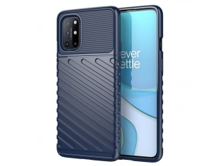 OnePlus 8T SpaceCase Stripes Impact-Resistant Hülle blau