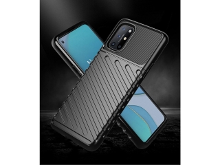 OnePlus 8T SpaceCase Stripes Impact-Resistant Hülle grün