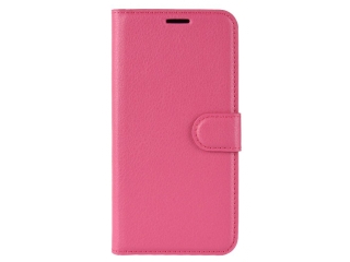 Samsung Galaxy S20 FE Lederhülle Portemonnaie Karten Etui pink