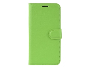 Samsung Galaxy S20 FE Lederhülle Portemonnaie Karten Etui hellgrün