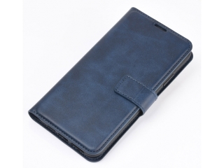 Apple iPhone 12 Pro Max Hülle Portemonnaie Ledertasche dunkelblau