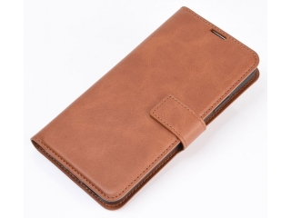 Apple iPhone 12 Pro Max Hülle Portemonnaie Ledertasche braun