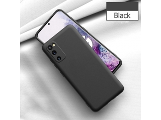 Samsung Galaxy S20 FE Liquid Silikon Case Hülle schwarz