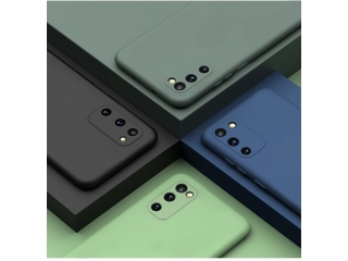 Samsung Galaxy S20 FE Liquid Silikon Case Hülle kamelierot