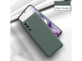 Samsung Galaxy S20 FE Liquid Silikon Case Hülle dunkelgrün