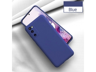 Samsung Galaxy S20 FE Liquid Silikon Case Hülle blau