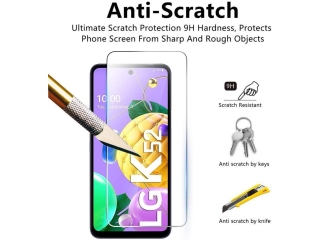LG K52 Folie Panzerglas Screen Protector