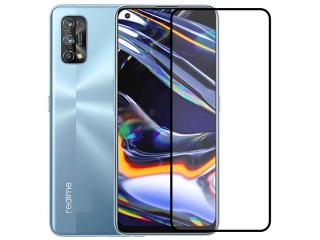 Realme 7 Pro 100% Vollbild Panzerglas Schutzfolie 2.5D 9H
