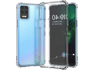 LG K52 Hülle Crystal Clear Case Bumper transparent
