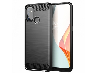 OnePlus Nord N100 Carbon Gummi Hülle TPU Case schwarz