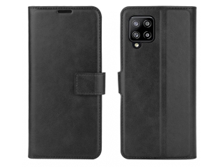 Samsung Galaxy A42 5G Hülle Portemonnaie Ledertasche schwarz
