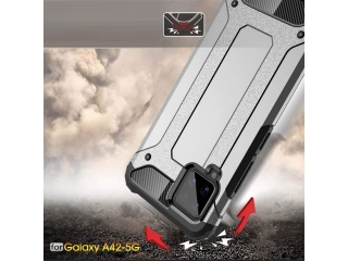 AdventureCase Samsung Galaxy A42 5G Outdoor Sport Business Hülle silber