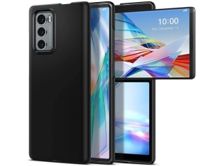 LG Wing Hülle dünn thin case schwarz matt