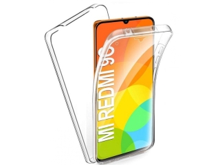 Xiaomi Redmi 9C Touch Case 360 Grad Rundumschutz transparent