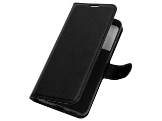 Samsung Galaxy S21+ Lederhülle Portemonnaie Karten Etui schwarz