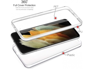 Samsung Galaxy S21 Ultra Touch Case 360 Grad Rundumschutz transparent