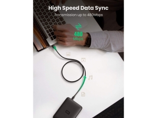 UGREEN USB 2.0 USB auf Mini USB Kabel extra kurz 25 cm