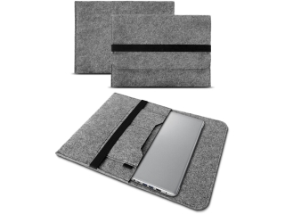 Simple Slim Felt Sleeve Macbook & Notebook 11" - 12" dunkelgrau