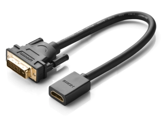 UGREEN DVI auf HDMI Adapter / HDMI auf DVI Adapter Kabel 25cm