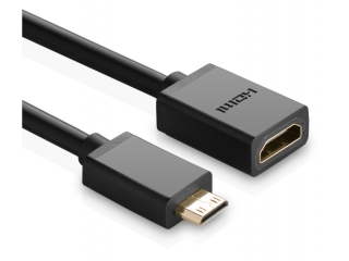 UGREEN Kurzes Mini HDMI auf HDMI Adapter Kabel 20 cm